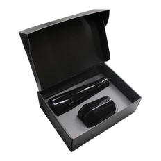 Набор New Box Е black: кофер, термобутылка, ченый фото