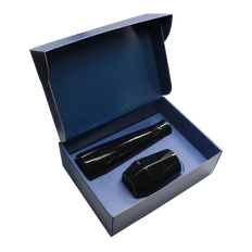 Набор New Box Е blue: кофер, термобутылка, черный фото