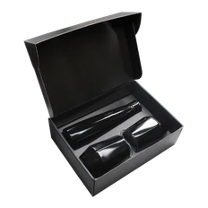 Набор New Box Е2 black: 2 кофера, термобутылка, черный фото