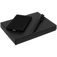 Набор Option: внешний аккумулятор 4000 mAh, ручка, черный фото