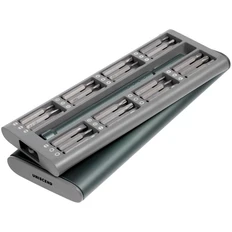 Набор отверток Uniscend Vinto: магнитный держатель и 24 биты, серый фото