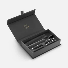 Набор Parker IM Essential Black CT: ручка шариковая, ручка перьевая, черный фото