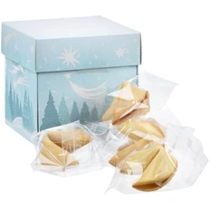 Набор печений с предсказанием Fortune Cookie, голубой фото