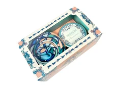 Набор: платок «Царевна Лебедь» и свеча «Вдохновение», разноцветный фото