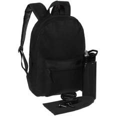 Набор подарочный Basepack: рюкзак, беспроводные наушники, бутылка для воды, шапка, черный фото