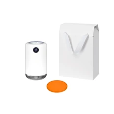 Набор подарочный Bliss, Auris: увлажнитель воздуха, зарядное устройство, оранжевый / белый  фото