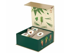 Набор подарочный c чаем Сугревъ «С сосновым годом!», зеленый фото