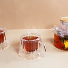 Набор подарочный «Чайные традиции»: чайник, две кружки, прозрачный фото