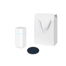 Набор подарочный Cloud NEO, Auris: увлажнитель воздуха, зарядное устройство, синий / белый фото