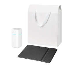 Набор подарочный Cloud NEO, Ноnor: увлажнитель воздуха, зарядное устройство, белый / черный фото