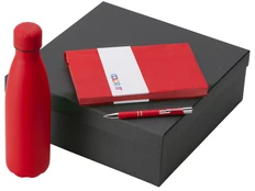 Набор подарочный Color It: блокнот, металлическая шариковая ручка, термобутылка, красный фото