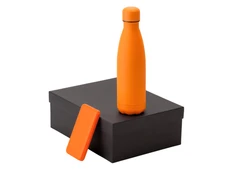 Набор подарочный Color It: термобутылка, повербанк 10000 mAh, оранжевый фото