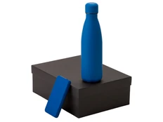 Набор подарочный Color It: термобутылка, повербанк 10000 mAh, ярко-синий фото