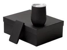 Набор подарочный Color It: термокружка, внешний аккумулятор 10000 mAh, черный фото