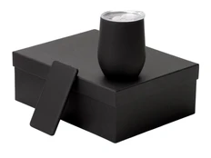 Набор подарочный Color It: термокружка, внешний аккумулятор 5000 mAh, черный фото