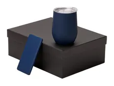 Набор подарочный Color It: термокружка, внешний аккумулятор 5000 mAh, синий фото