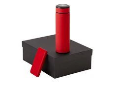 Набор подарочный Color It: термос, внешний аккумулятор 10000 mAh, красный фото