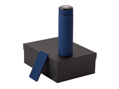 Набор подарочный Color It: термос, внешний аккумулятор 5000 mAh, синий фото