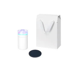 Набор подарочный Crystal, Auris: увлажнитель воздуха, зарядное устройство, синий / белый фото