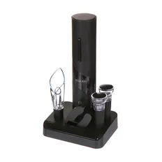 Набор подарочный для вина Circle Joy Black Samurai Accessories Gift Set, 5 предметов, черный фото