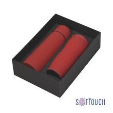 Набор подарочный «Грация»: термостакан «Монтана» и термос «Крит», красный фото