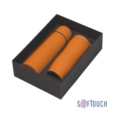 Набор подарочный «Грация»: термостакан «Монтана» и термос «Крит», оранжевый фото