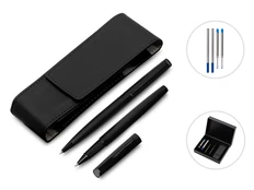 Набор подарочный Lettertone Dumas: ручка шариковая, ручка-роллер, черный фото