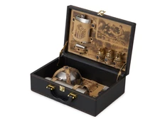 Набор подарочный на природу, коричневый / бежевый фото