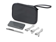 Набор подарочный Nathom: ручка, внешний аккумулятор 5000 mAh, органайзер, темно-серый фото