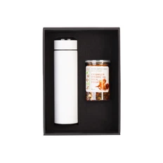 Набор подарочный Pleasure: термос «Финикс», специи, белый фото