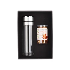 Набор подарочный Pleasure: термос Press и специи, серебристый фото