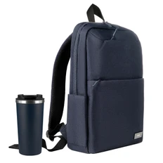 Набор подарочный Portobello Palermo Forst: рюкзак, термокружка, синий фото