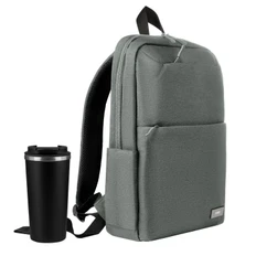 Набор подарочный Portobello Palermo Forst: термокружка, рюкзак, серый / черный фото
