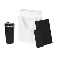 Набор подарочный Portobello Palermo: термокружка, ежедневник, аккумулятор, черный фото