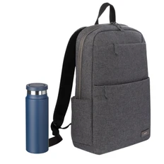 Набор подарочный Portobello: рюкзак Forst и термобутылка Allegra, синий фото