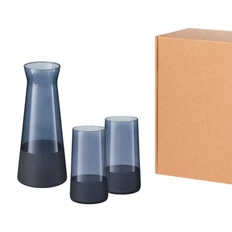 Набор подарочный Portobello Sapphire: декантер, 2 высоких стакана, синий фото