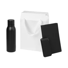 Набор подарочный Portobello Sorento: термобутылка, ежедневник, ручка, аккумулятор, черный фото