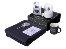 Набор подарочный Re:Haven с пледом, увлажнителем и кружкой, черный фото