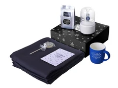 Набор подарочный Re:Haven с пледом, увлажнителем и кружкой, синий фото