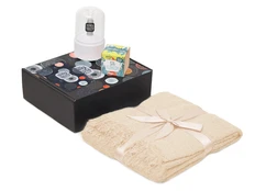 Набор подарочный Re:y. Grow: плед, увлажнитель, набор для выращивания, бежевый фото