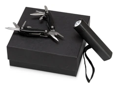 Набор подарочный Repair: мультитул ,фонарик, черный фото