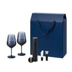 Набор подарочный Sapphire, Sacramento: два бокала, набор для вина, синий фото