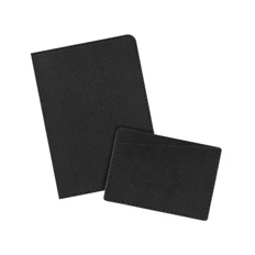 Набор подарочный Tweed: кардхолдер, обложка на паспорт, черный фото