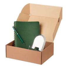 Набор подарочный Vista: ежедневник недатированный, ручка шариковая, зарядная станция, зеленый фото