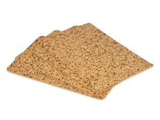 Набор подставок под горячее из пробки Dinner, бежевый фото