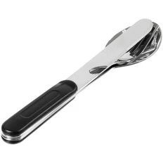 Набор походных столовых приборов Campsite, черный фото