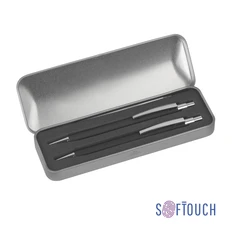 Набор CPen Ray: ручка шариковая металлическая, карандаш механический, черный фото