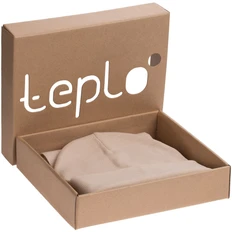 Набор teplo Real Talk: шапка, шарф, бежевый фото