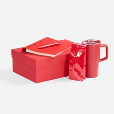Набор Ringo Tea: ежедневник недатированный, кружка, ручка шариковая, чай черный, красный фото