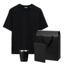 Набор с одеждой Rust: футболка, термокружка, блокнот, ручка, XL, черный фото